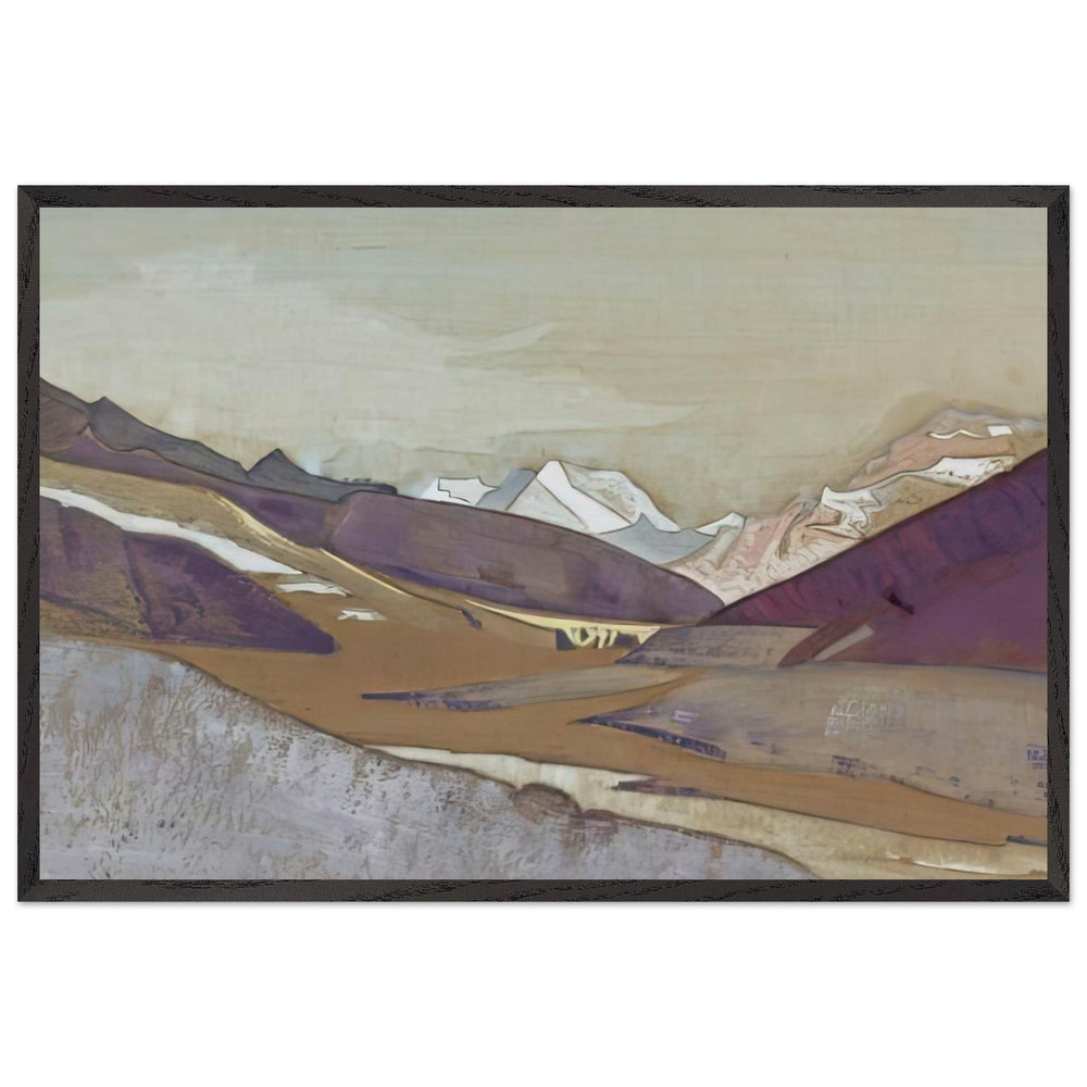 Shayok, the Eighth Day by Nicholas Roerich, framed poster