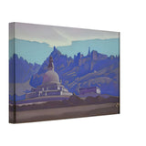 She Monastery by Nicholas Roerich, canvas, view 2