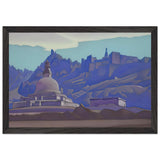 She Monastery by Nicholas Roerich, framed poster, view 2