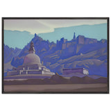 She Monastery by Nicholas Roerich, framed poster, view 3