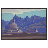 She Monastery by Nicholas Roerich, framed poster