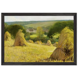 Sheaves of Corn by Firmin Baes, framed poster, view 2