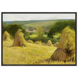 Sheaves of Corn by Firmin Baes, framed poster, view 3