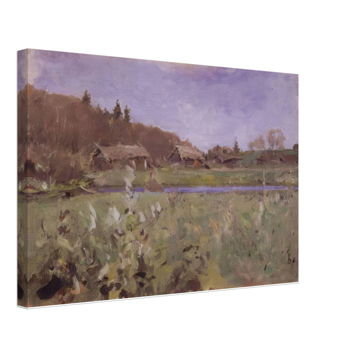 Sheds by Valentin Serov, canvas