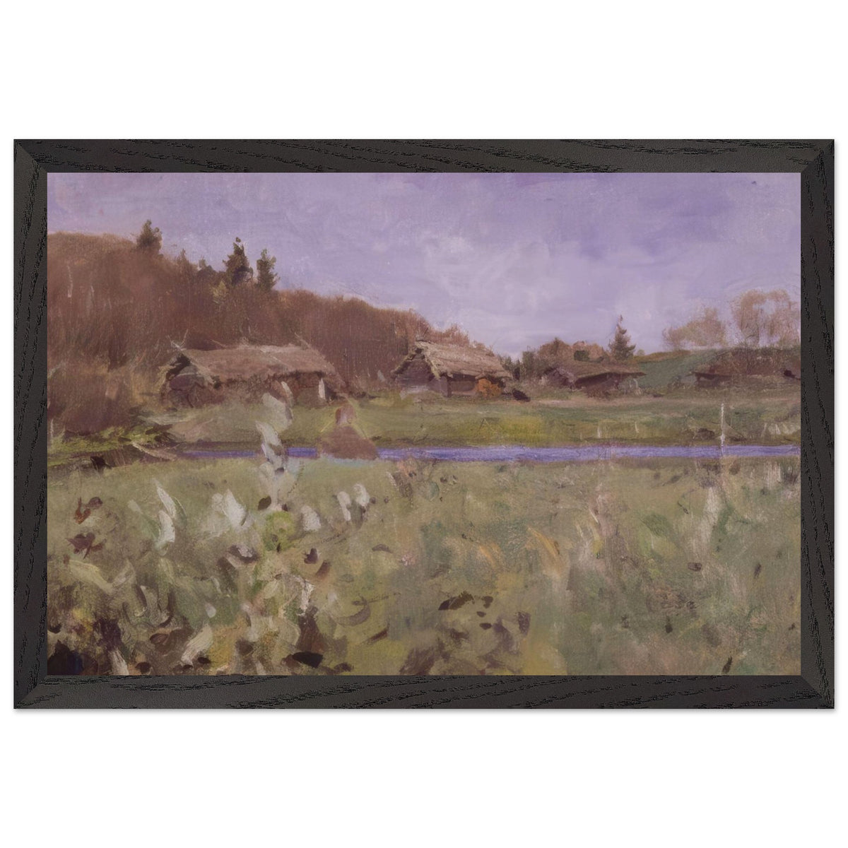 Sheds by Valentin Serov, framed poster, view 2