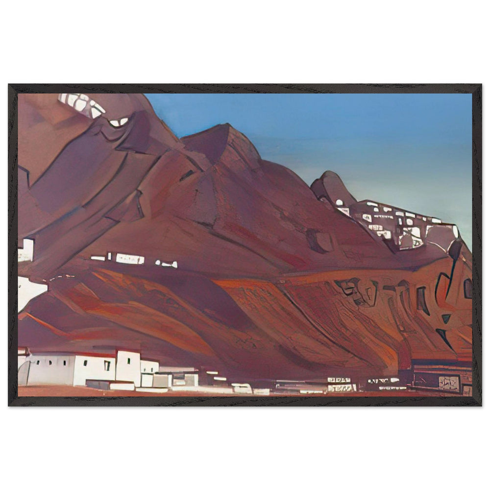 Shekar-Dzong by Nicholas Roerich, framed poster