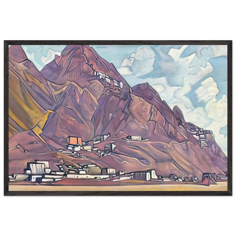 Shekar-Dzong by Nicholas Roerich, framed poster
