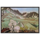 Shinano in Spring by Fujishima Takeji, framed poster