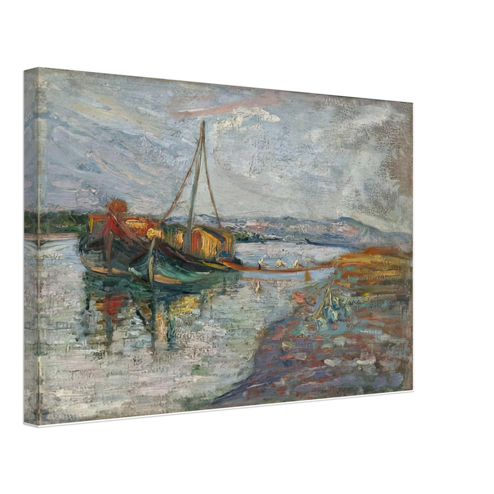 Ships down the Sava by Nadezda Petrovic, canvas