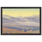 Shrines and Strongholds by Nicholas Roerich, framed poster, view 2