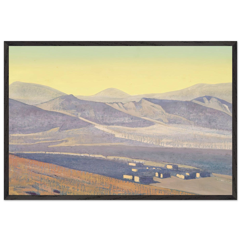 Shrines and Strongholds by Nicholas Roerich, framed poster