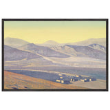 Shrines and Strongholds by Nicholas Roerich, framed poster