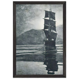 Sicilianische Brigg by Heinrich Kuhn, framed poster, view 2