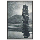 Sicilianische Brigg by Heinrich Kuhn, framed poster