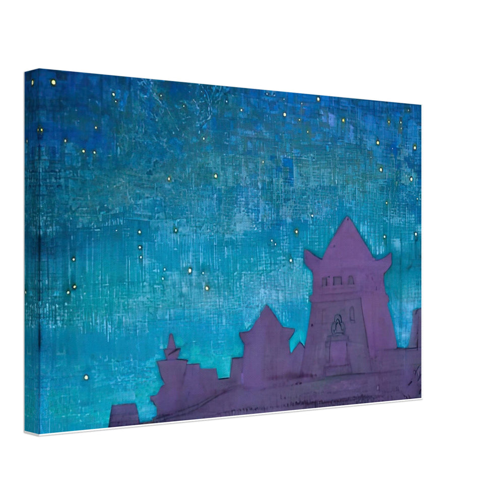 Silhouette by Nicholas Roerich, canvas