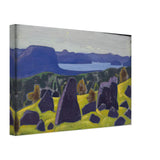 Sketch for Ladoga series by Nicholas Roerich, canvas, view 2
