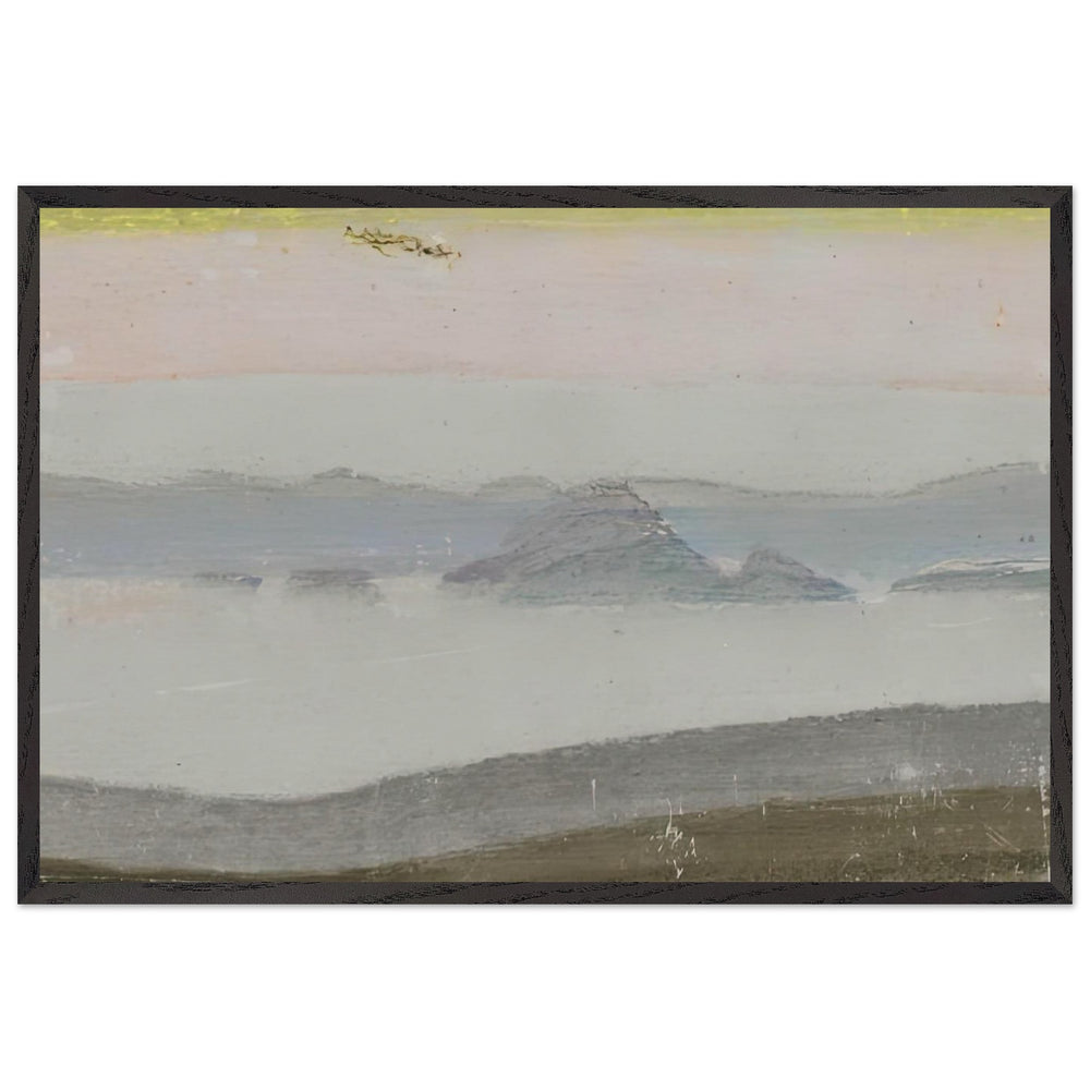 Sketch for Ladoga Series by Nicholas Roerich, framed poster