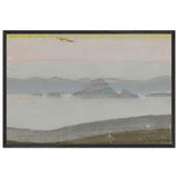 Sketch for Ladoga Series by Nicholas Roerich, framed poster