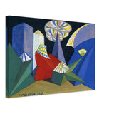 Sketch for the Ballet Fireworks Feu d artifice by Giacomo Balla, canvas