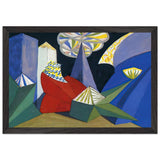 Sketch for the Ballet Fireworks Feu d artifice by Giacomo Balla, framed poster, view 2