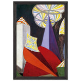 Sketch for the Ballet Fireworks Feu d'artifice by Giacomo Balla, framed poster, view 2