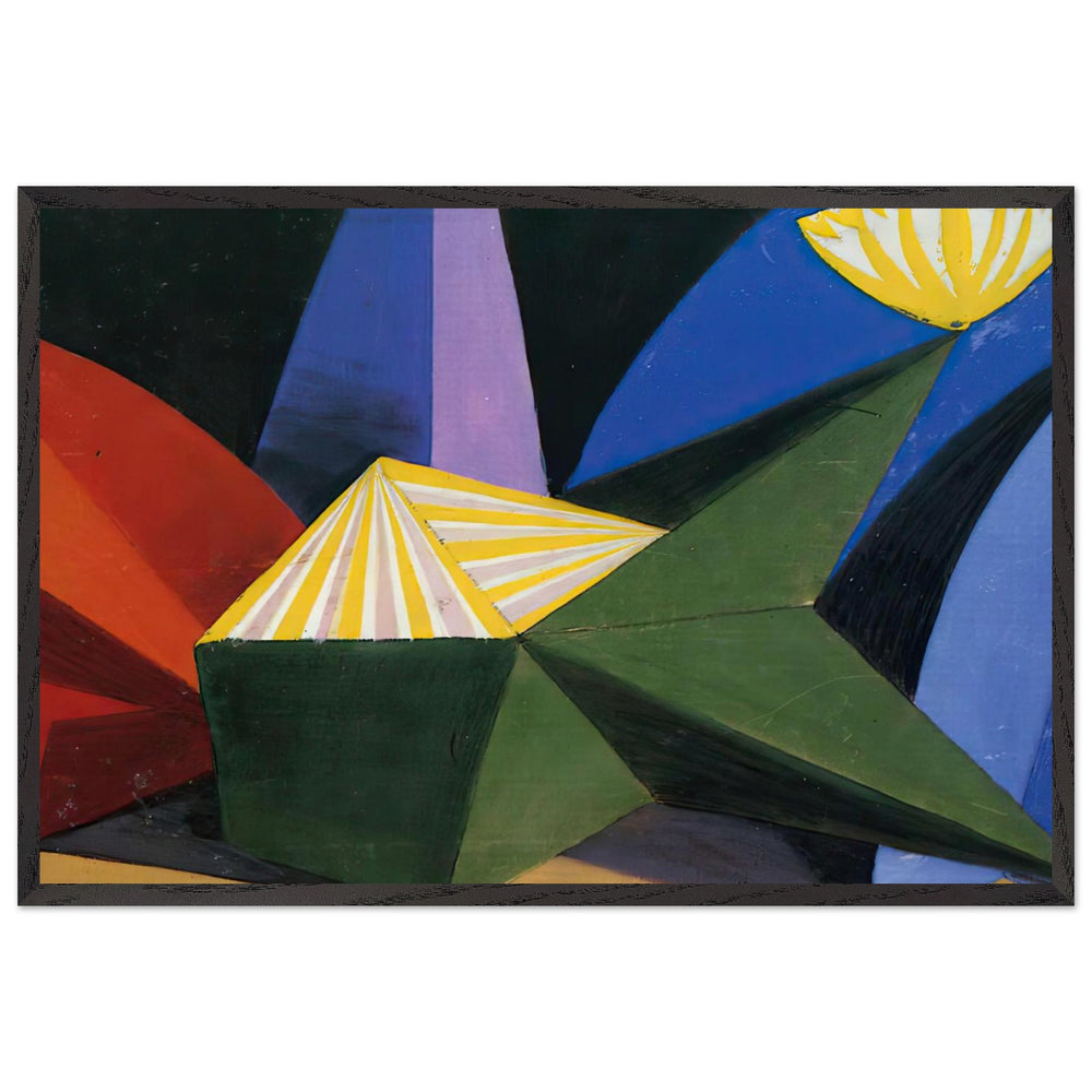 Sketch for the Ballet Fireworks by Giacomo Balla, framed poster