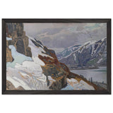 Sketch made by travelling in Italy and Switzerland by Nicholas Roerich, framed poster, view 2