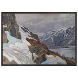 Sketch made by travelling in Italy and Switzerland by Nicholas Roerich, framed poster, view 3