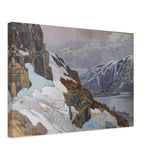 Sketch made by travelling in Italy and Switzerland by Nicholas Roerich, canvas