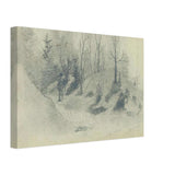 Sketch of Countryside by Nicholas Roerich, canvas, view 2