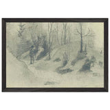 Sketch of Countryside by Nicholas Roerich, framed poster, view 2