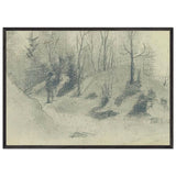 Sketch of Countryside by Nicholas Roerich, framed poster, view 3