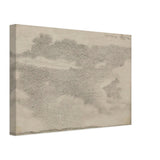 Sketch of Landscape and Clouds by Nicholas Roerich, canvas, view 2