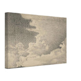 Sketch of Landscape and Clouds by Nicholas Roerich, canvas, view 2