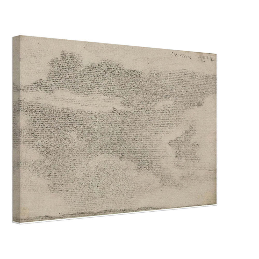 Sketch of Landscape and Clouds by Nicholas Roerich, canvas