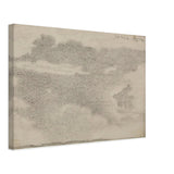 Sketch of Landscape and Clouds by Nicholas Roerich, canvas