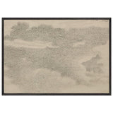 Sketch of Landscape and Clouds by Nicholas Roerich, framed poster, view 3