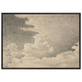 Sketch of Landscape and Clouds by Nicholas Roerich, framed poster, view 3