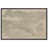 Sketch of Landscape and Clouds by Nicholas Roerich, framed poster