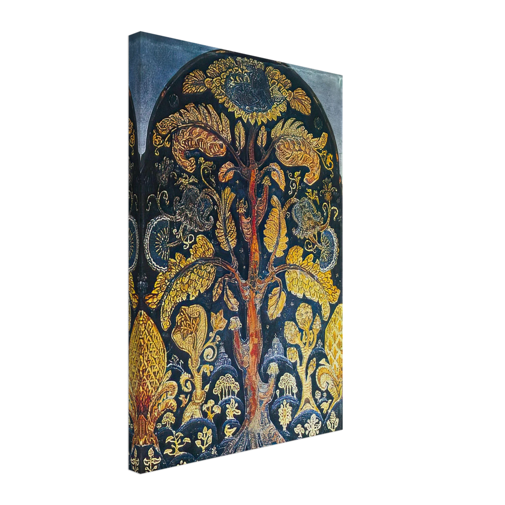 Sketch of Mosaic to the Monument to Kuinji by Nicholas Roerich, canvas