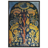 Sketch of Mosaic to the Monument to Kuinji by Nicholas Roerich, framed poster