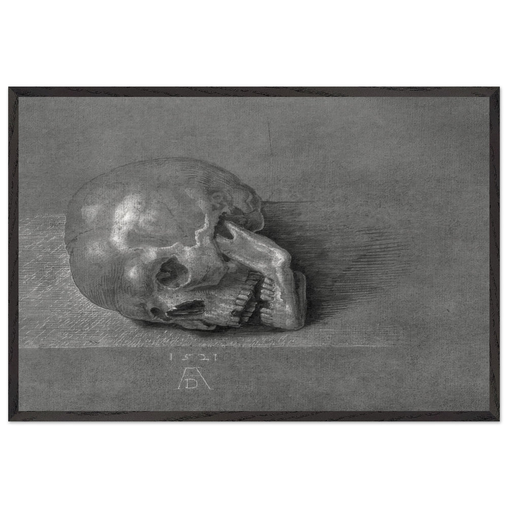 Skull by Albrecht Durer, framed poster