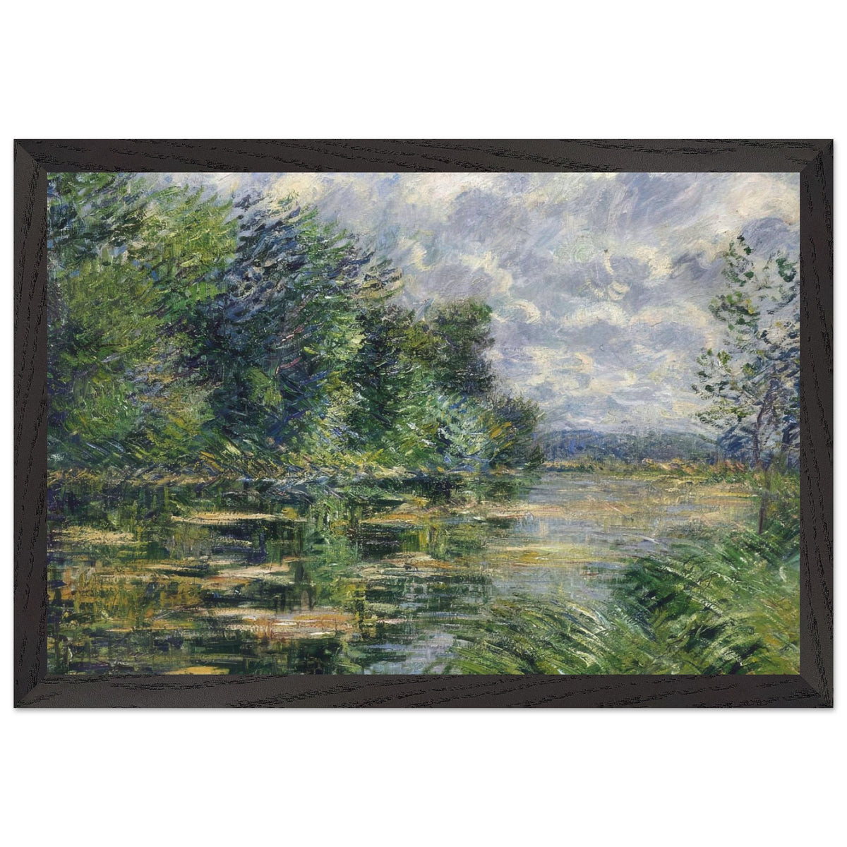 Small Arm of the Seine Near Connelle by Gustave Loiseau, framed poster, view 2