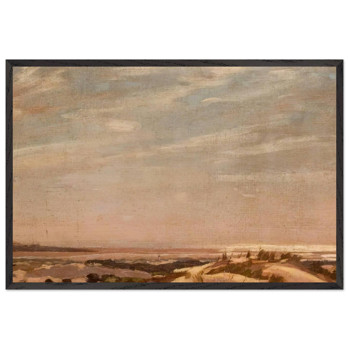 Small Dunes by Algernon Talmage, framed poster