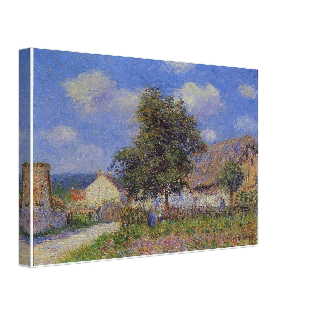 Small Farm at Vaudreuil by Gustave Loiseau, canvas, view 2