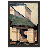 Smolensk. The Porch of the Convent by Nicholas Roerich, framed poster, view 2