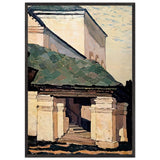 Smolensk. The Porch of the Convent by Nicholas Roerich, framed poster, view 3