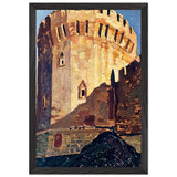 Smolensk. Tower by Nicholas Roerich, framed poster, view 2