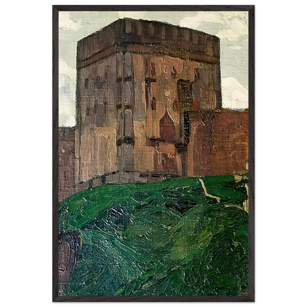 Smolensk. Tower by Nicholas Roerich, framed poster