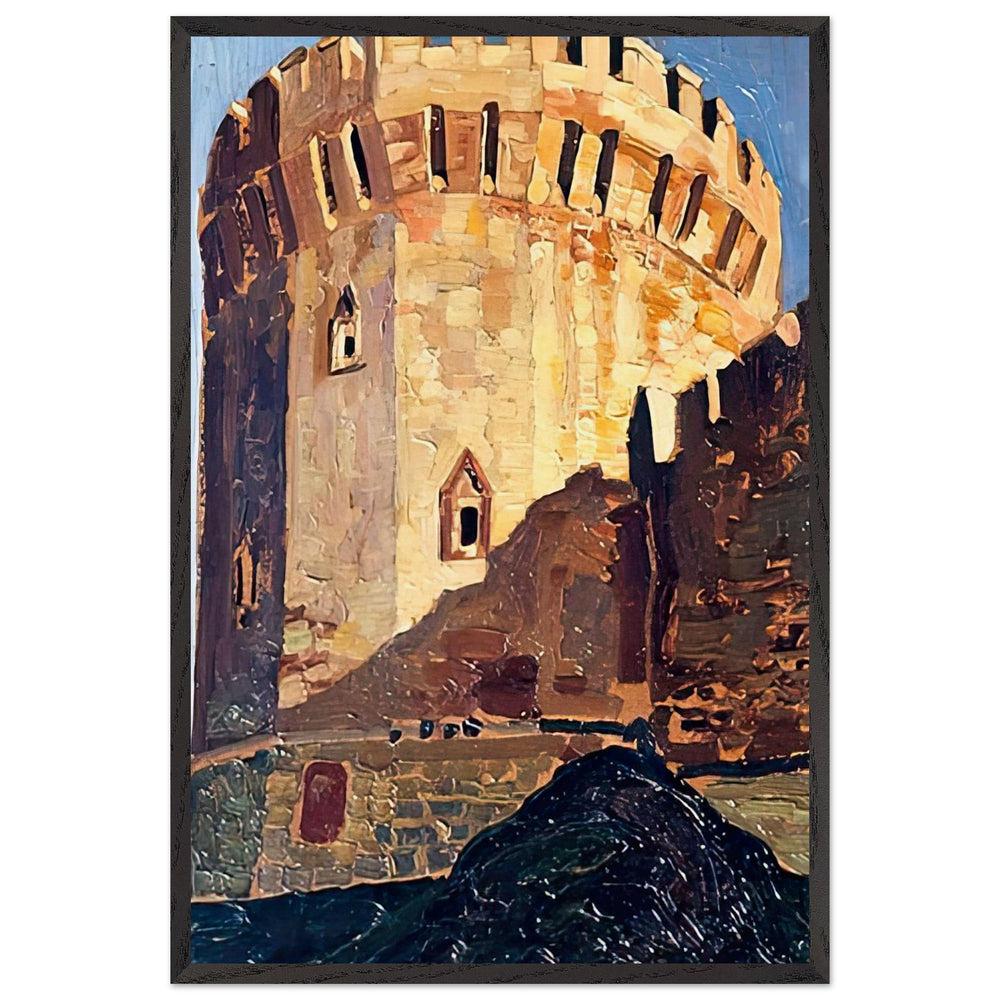 Smolensk. Tower by Nicholas Roerich, framed poster